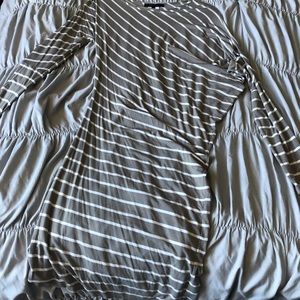 Asymmetric stripe dress